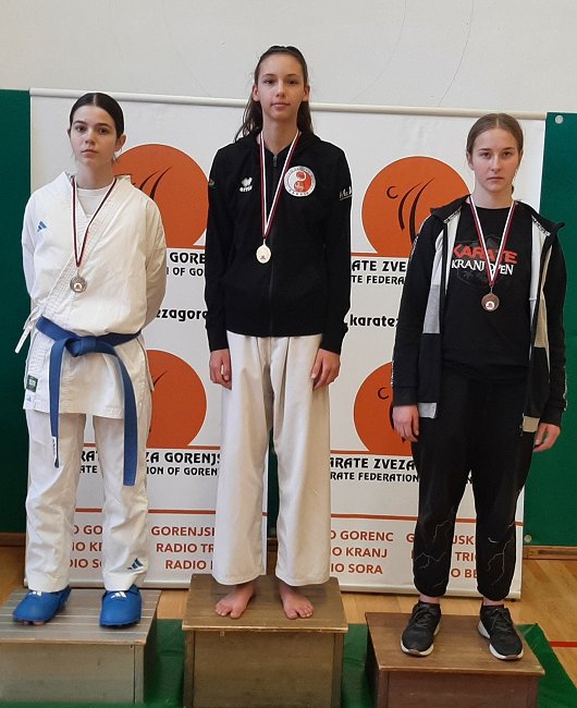 Veronika Zorzut Malinović kadetinje open 1. mesto 